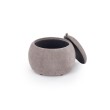 LUMI pouffe color: grey LUMI pouffe color: grey