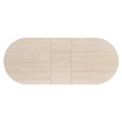 FALONE extension table, color: travertine / cashmere