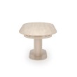 FALONE extension table, color: travertine / cashmere