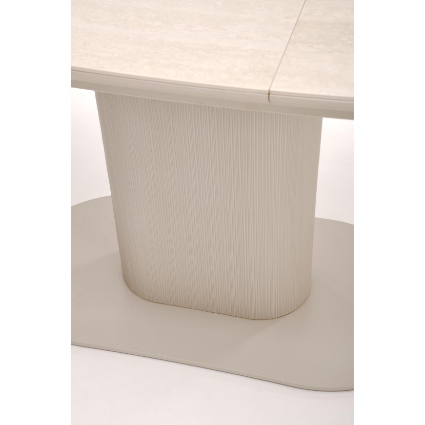 FALONE extension table, color: travertine / cashmere
