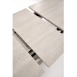 FALONE extension table, color: travertine / cashmere