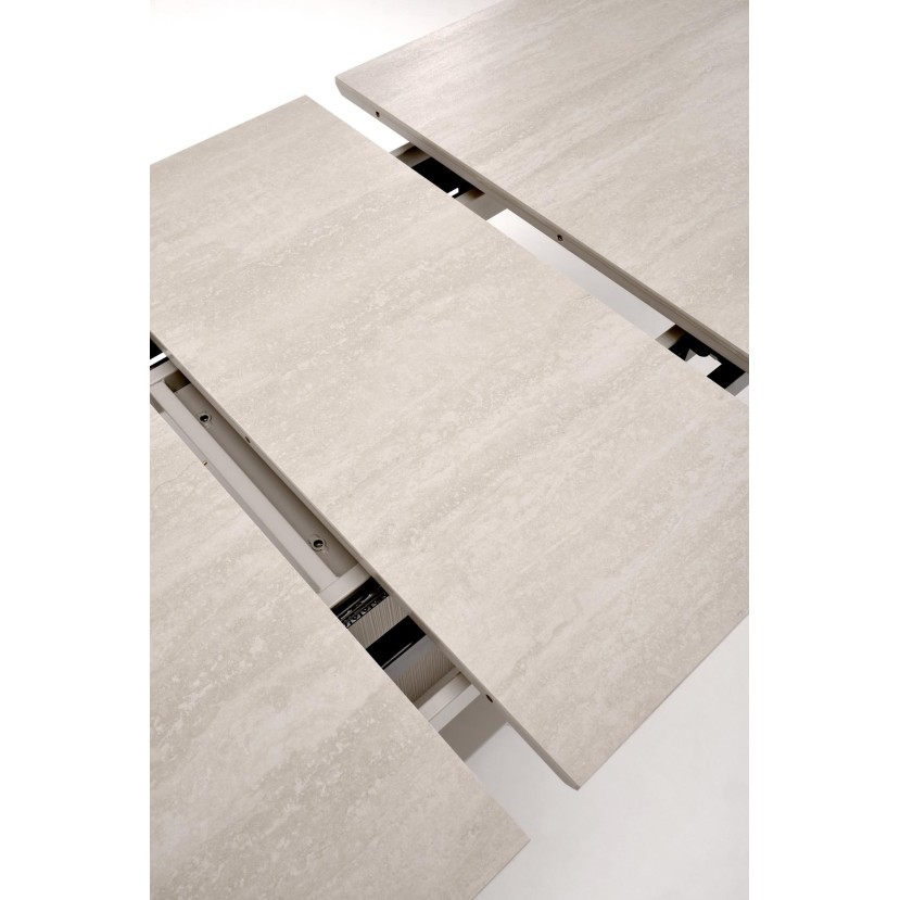 FALONE extension table, color: travertine / cashmere