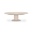 FALONE extension table, color: travertine / cashmere