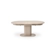 FALONE extension table, color: travertine / cashmere