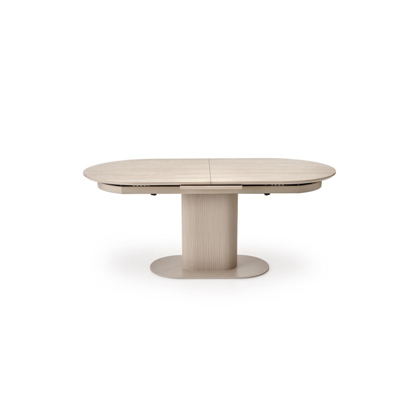 FALONE extension table, color: travertine / cashmere