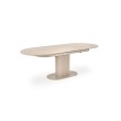 FALONE extension table, color: travertine / cashmere