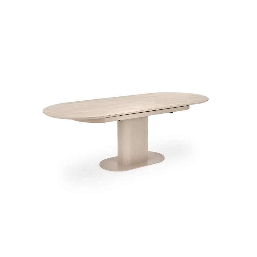 FALONE extension table, color: travertine / cashmere