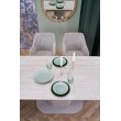 FALONE extension table, color: travertine / cashmere