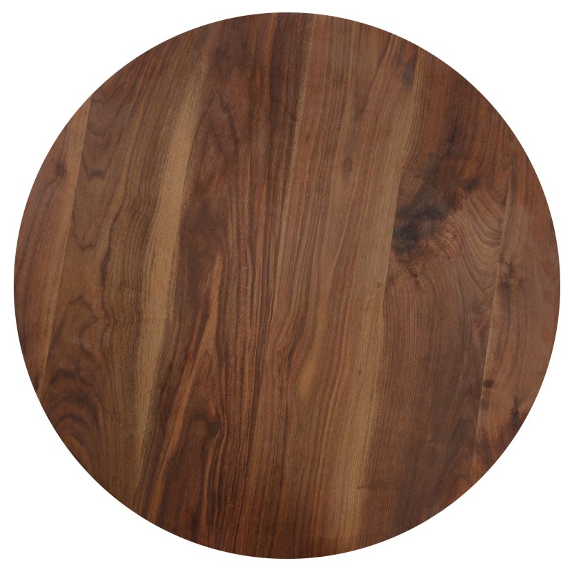 LIRA  c.table walnut / black