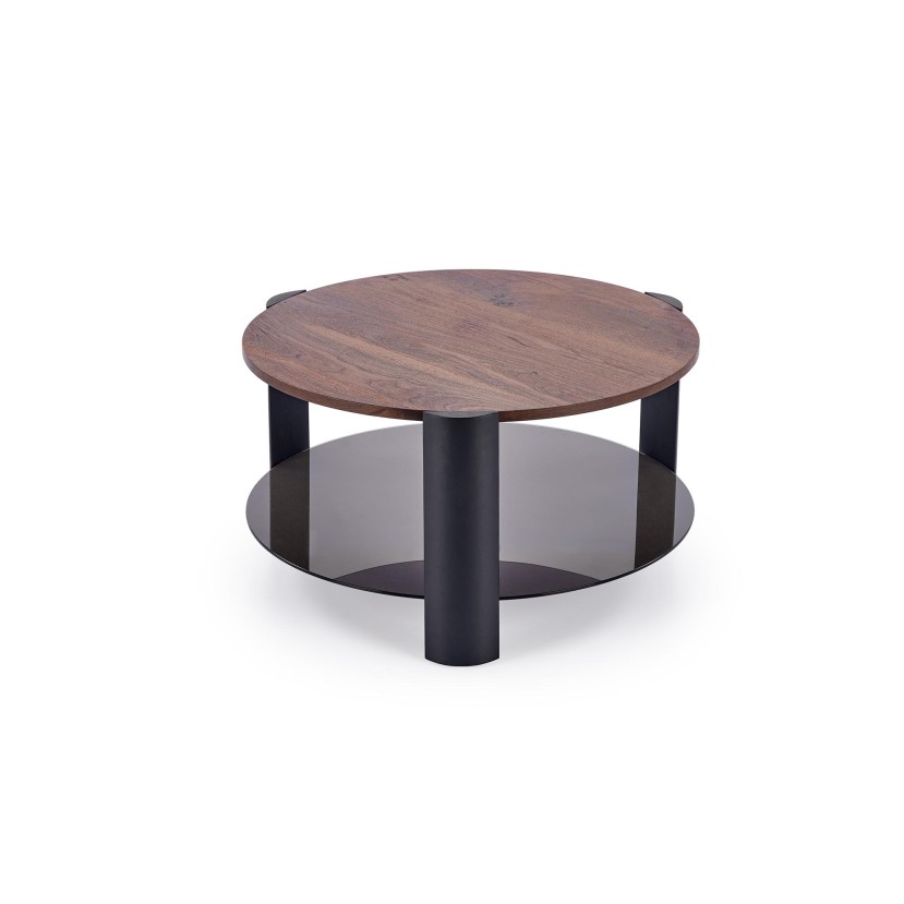 LIRA  c.table walnut / black