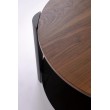 LIRA  c.table walnut / black