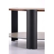 LIRA  c.table walnut / black