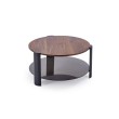 LIRA  c.table walnut / black