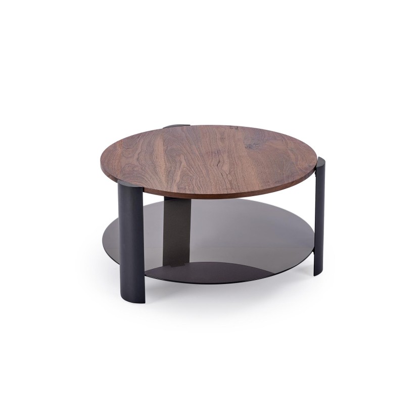 LIRA  c.table walnut / black