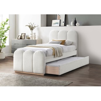 MACARENA double bed with pull-out bottom mattress space,
