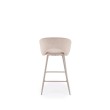 H96 bar stool, l.beige / cashmere