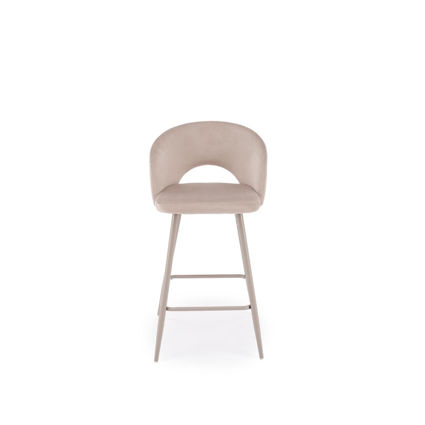 H96 bar stool, l.beige / cashmere