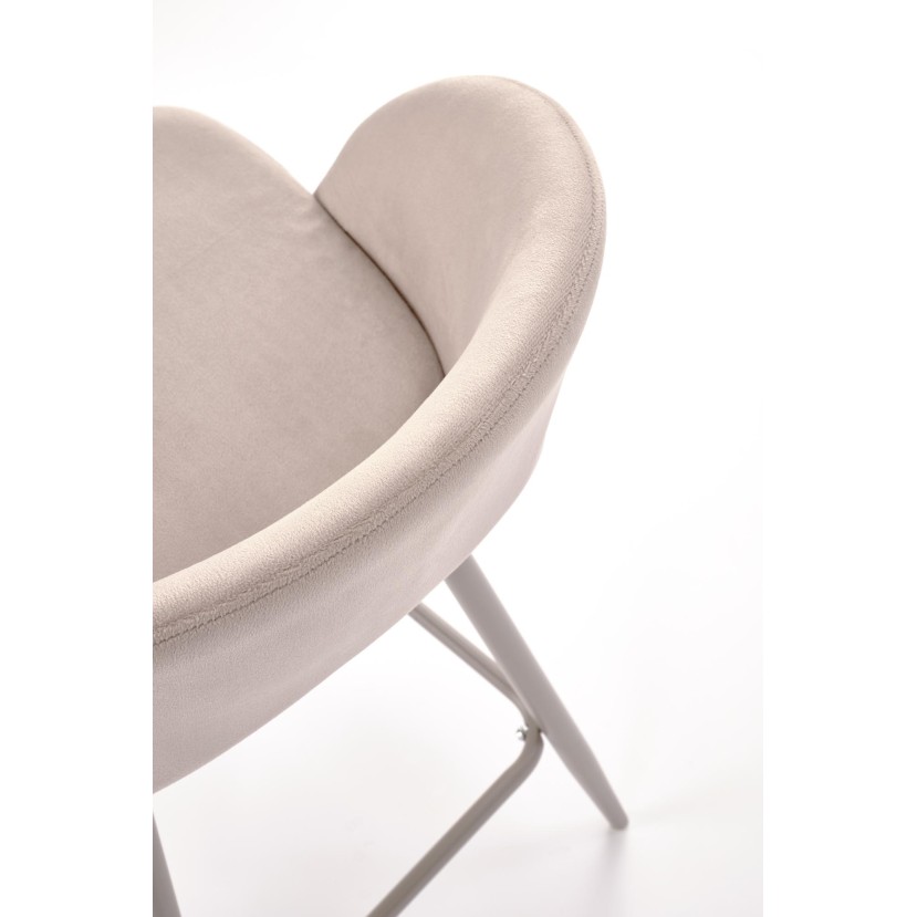 H96 bar stool, l.beige / cashmere
