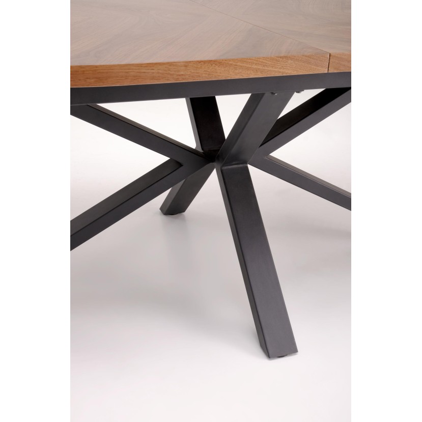 JASON extension table, color: walnut / black JASON extension table, color: walnut / black