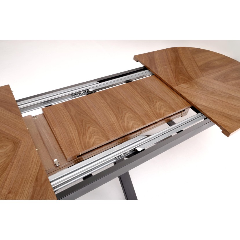 JASON extension table, color: walnut / black JASON extension table, color: walnut / black