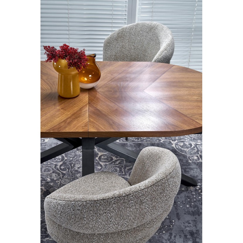 JASON extension table, color: walnut / black JASON extension table, color: walnut / black