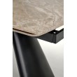 VINCE extension table brown marble / black VINCE extension table brown marble / black