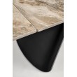 VINCE extension table brown marble / black VINCE extension table brown marble / black
