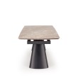 VINCE extension table brown marble / black VINCE extension table brown marble / black