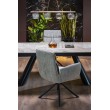 VINCE extension table brown marble / black VINCE extension table brown marble / black