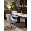 VINCE extension table brown marble / black VINCE extension table brown marble / black