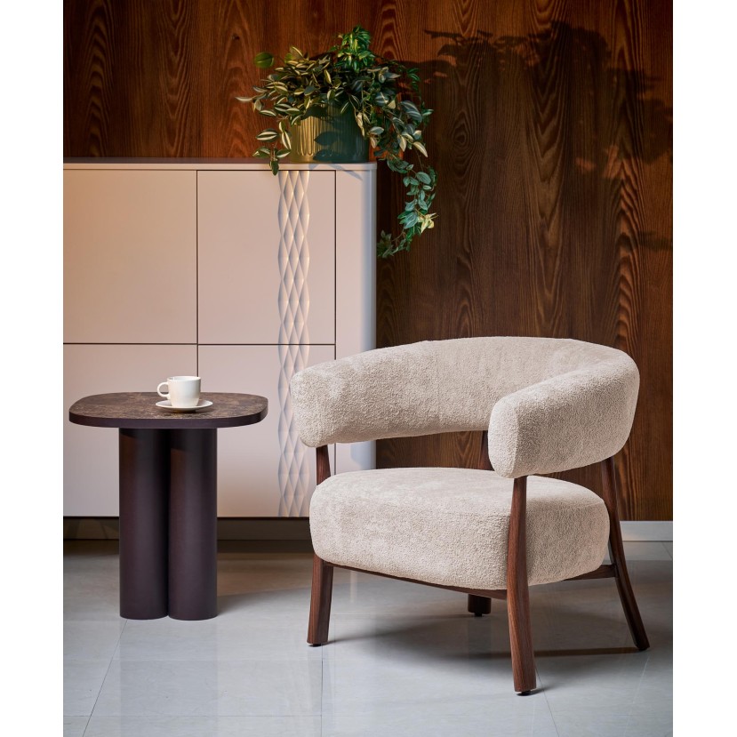 UDON leisure chair, cappuccino