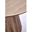 DIAVOLA c.table travertine / walnut