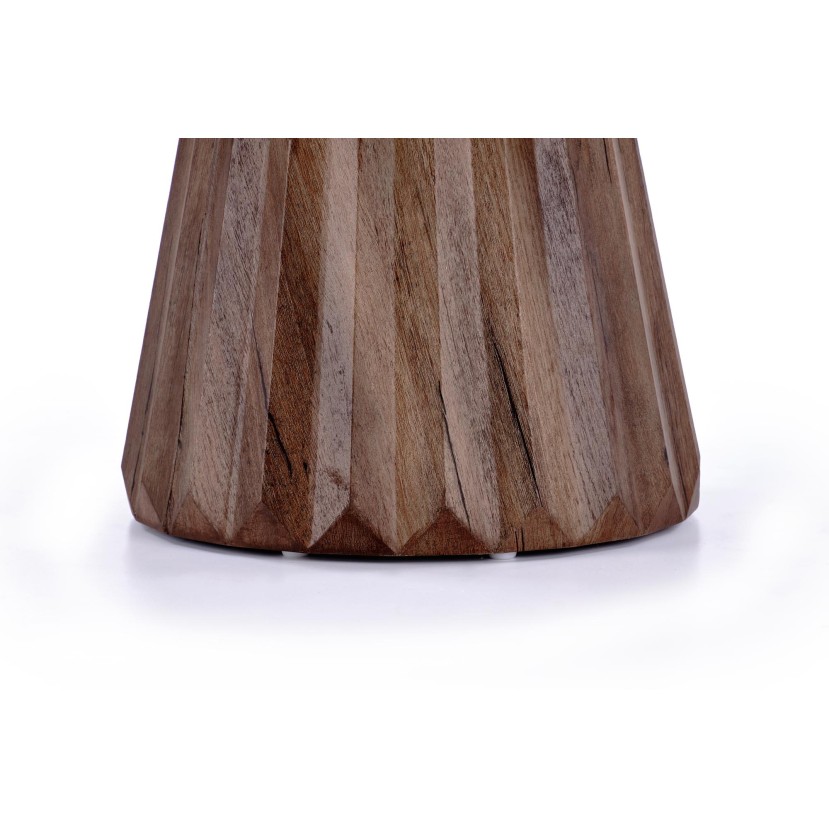 DIAVOLA c.table travertine / walnut