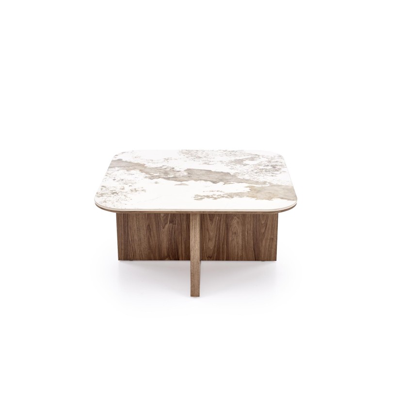 ARAKIS c.table beige marble / walnut ARAKIS c.table beige marble / walnut