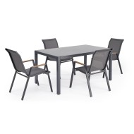 HOVER garden table, grey / anthracite HOVER garden table, grey / anthracite