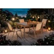 HOVER garden table, beige / cappuccino