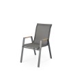 HOVER garden chair, grey / anthracite