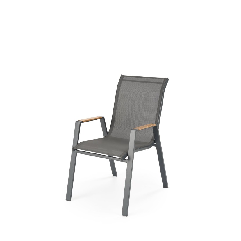 HOVER garden chair, grey / anthracite