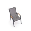 HOVER garden chair, grey / anthracite