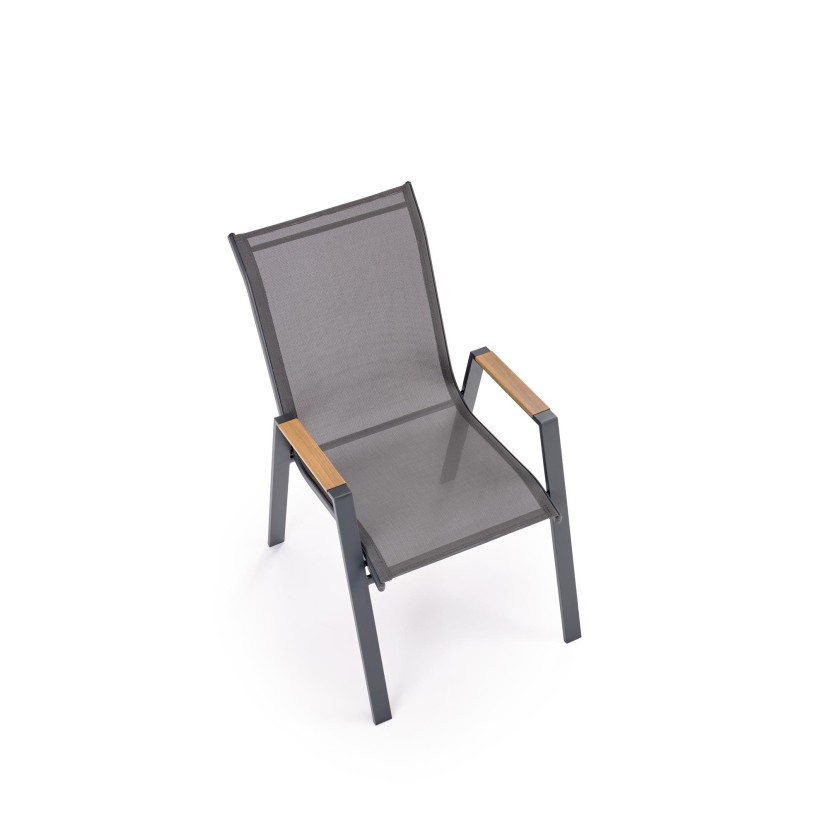 HOVER garden chair, grey / anthracite
