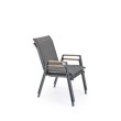 HOVER garden chair, grey / anthracite