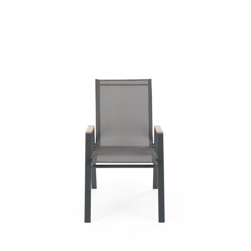 HOVER garden chair, grey / anthracite