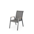 HOVER garden chair, grey / anthracite