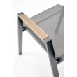 HOVER garden chair, grey / anthracite