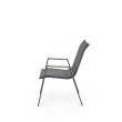 HOVER garden chair, grey / anthracite