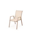 HOVER garden chair, beige / cappuccino