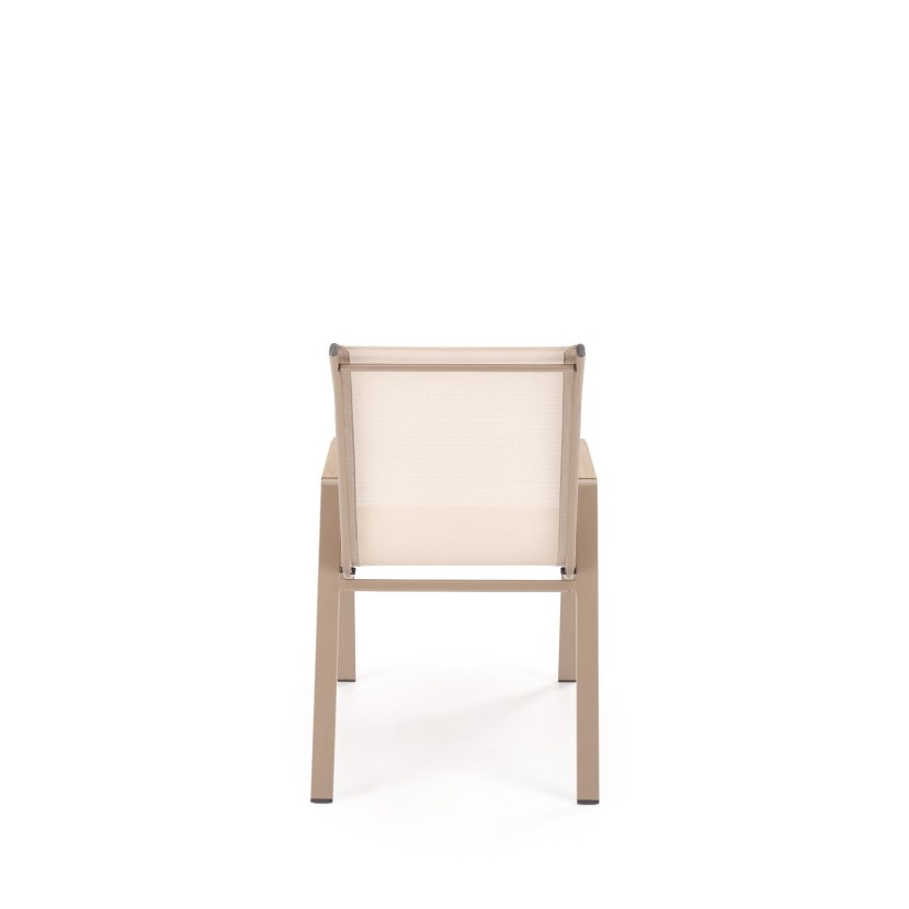 HOVER garden chair, beige / cappuccino