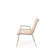 HOVER garden chair, beige / cappuccino