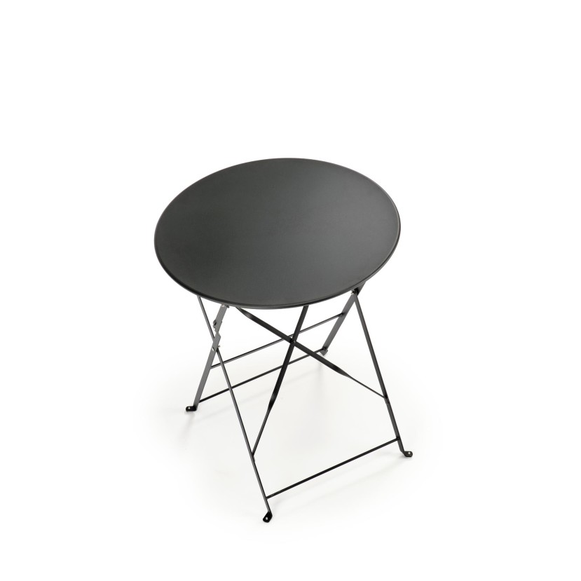 LIVORNO garden set (table+2 chairs), black LIVORNO garden set (table+2 chairs), black