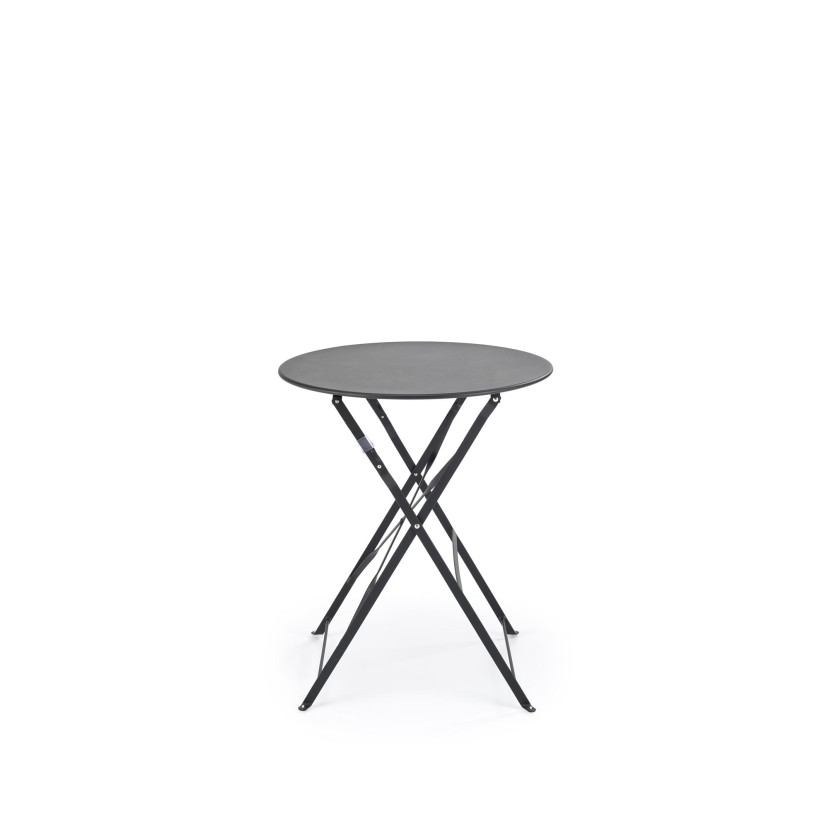 LIVORNO garden set (table+2 chairs), black LIVORNO garden set (table+2 chairs), black
